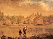 William Smith Jewett Catching Crabs oil painting